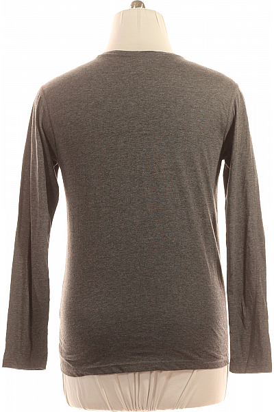 Jednoduché Pánské Tričko Šedé Vel. 48/50