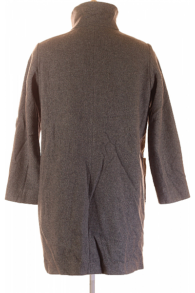 Krátký Dámský Kabát Vlněný Šedý Schneiders Vel. 44