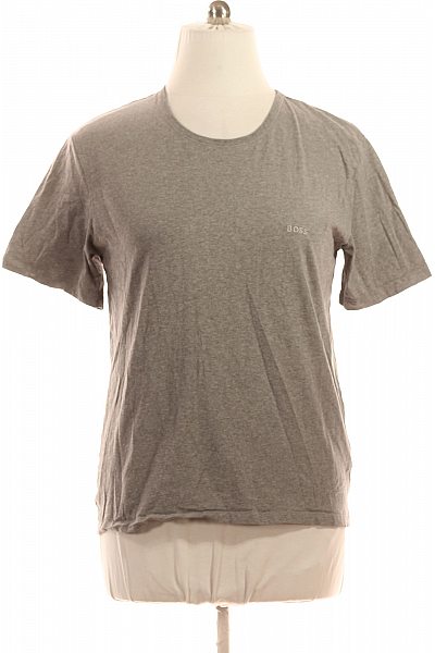 Jednoduché Pánské Tričko Šedé Hugo Boss Second Hand Vel. XXL