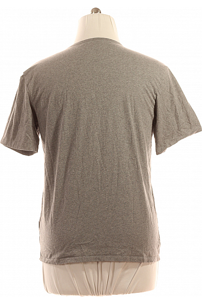 Jednoduché Pánské Tričko Šedé Hugo Boss Second hand Vel. XXL