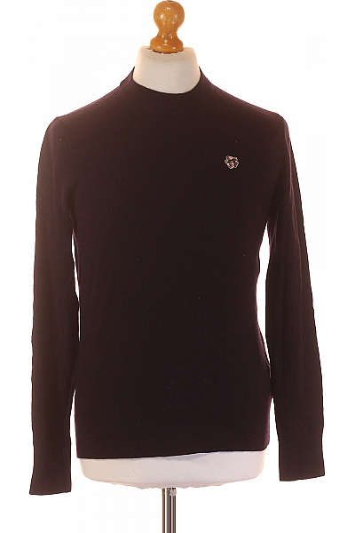 Pánský Pulovr Vlněný Modrý Ted Baker Second Hand