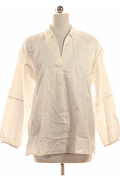 S.OLIVER  Halenka Jednobarevná Bílá Second Hand Vel. 38