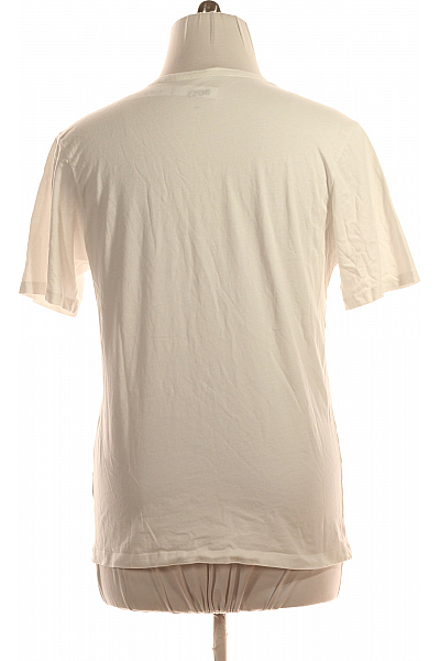 Pánské Tričko s Potiskem Bílé Hugo Boss Vel. XXL