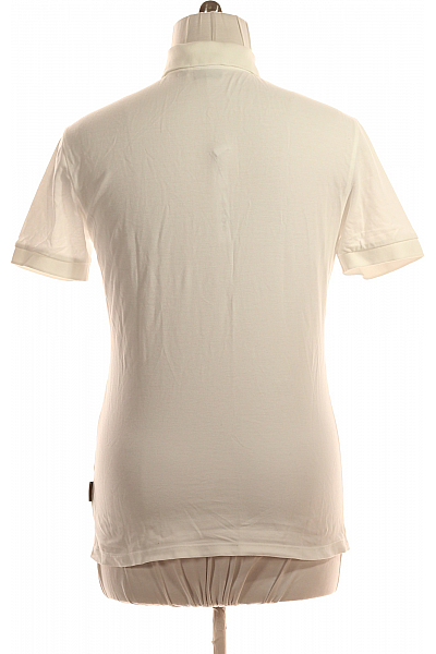 Pánské Tričko s Límečkem Bílé NAPAPIJRI Vel. L