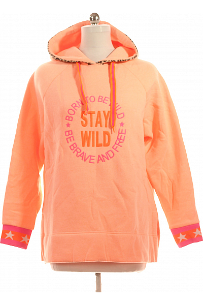 Dámská Mikina Oranžová Zwillingsherz Vel. S/M