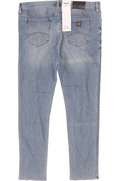 Pánské Rovné Džíny Modré ARMANI Second hand Vel. 40