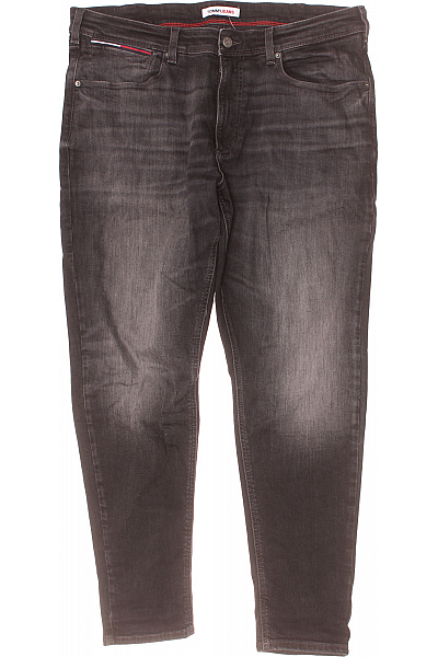 Pánské Rovné Džíny Černé TOMMY HILFIGER Vel. 40/32