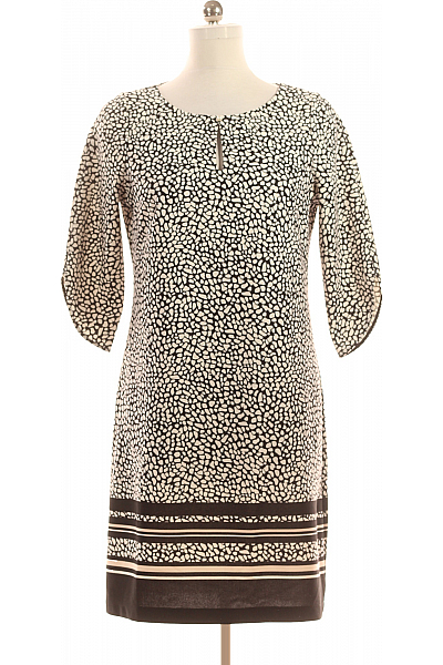 Tričkové  Šaty Černobílé COMMA Second hand Vel. 40.