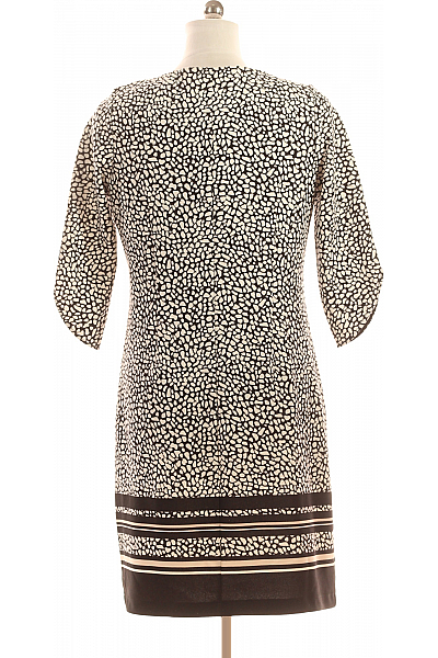 Tričkové  Šaty Černobílé COMMA Second hand Vel. 40.