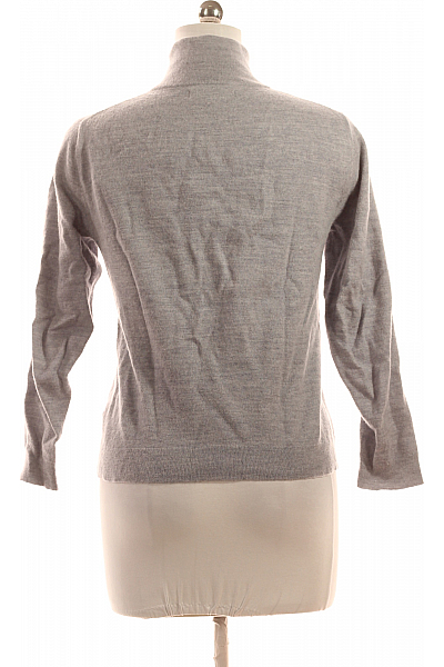 Dámský Svetr Vlněný Šedý Vel. M