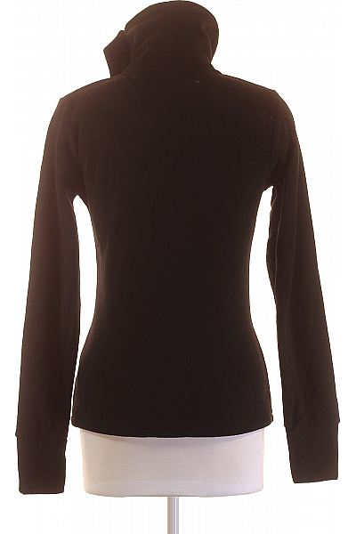 BENCH. Dámská Mikina Rozepínací Černá Second hand Vel. 36