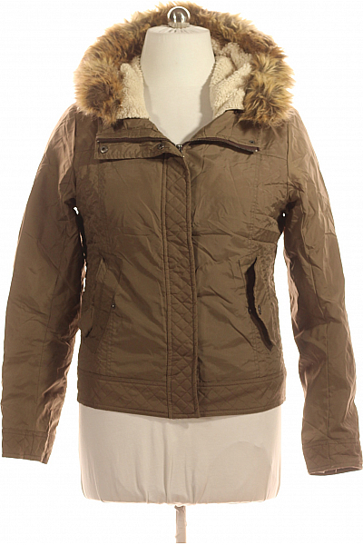 Zimní Dámská Bunda Hnědá Vel. XL