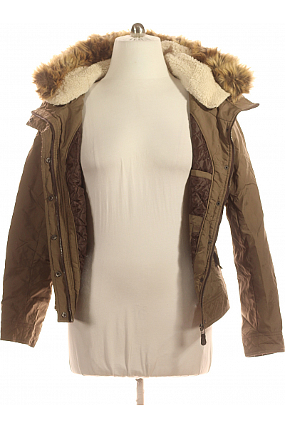 Zimní Dámská Bunda Hnědá Vel. XL
