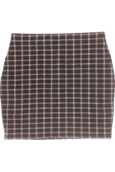 Orsay Kostkovaná  Sukně Černobílá Vel. XL