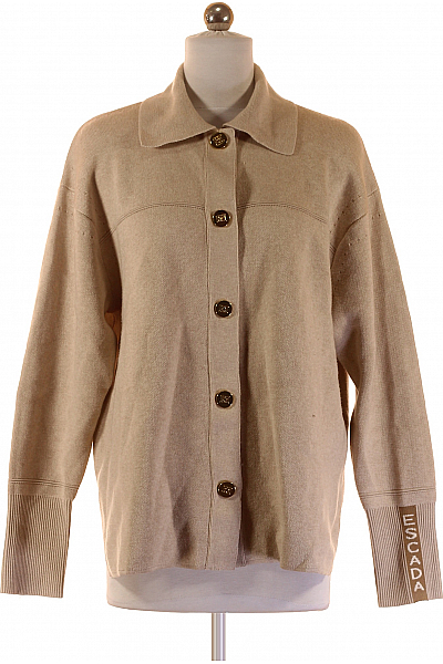 Escada Dámský Cardigan Hnědý Second hand Vel. S