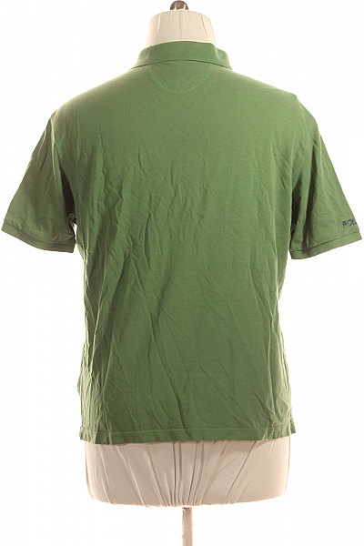 La Martina Pánské Tričko Zelené Second hand Vel. XXL