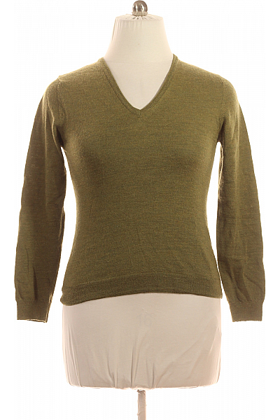 Dámský Pulovr Kašmírový Zelený Vel. L