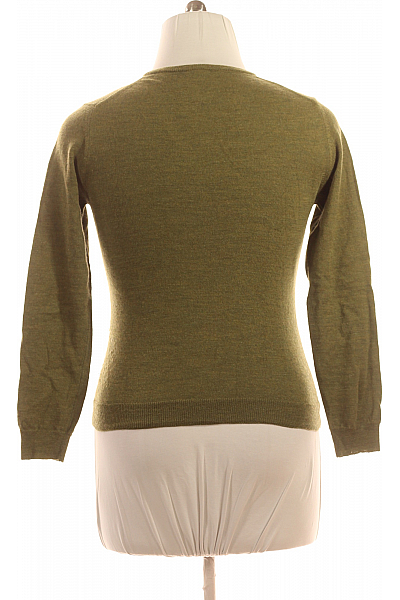 Dámský Pulovr Kašmírový Zelený Vel. L