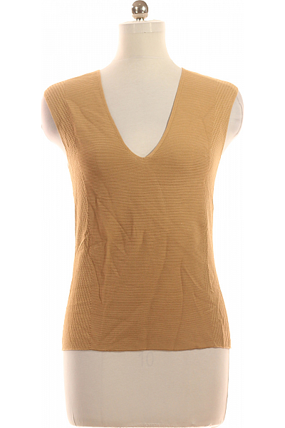 ARMANI Dámská Vesta Hnědá Second Hand