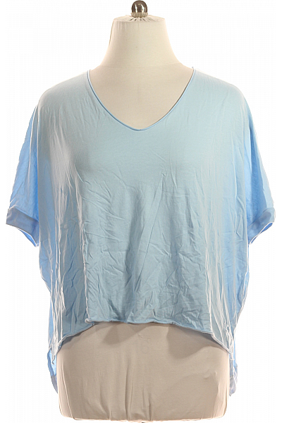 SELECTION Dámské Tričko Modré Second Hand Vel. L