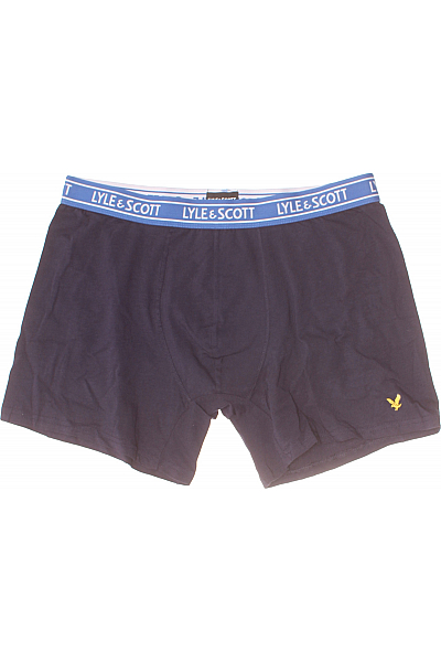 Lyle & Scott Pánské Spodní Prádlo Modré Second Hand Vel. XL