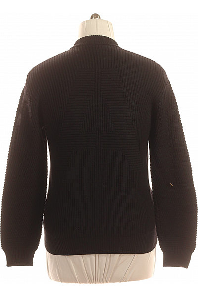 Pánská Bunda Vlněná Černá ALPHATAURI Second hand Vel. M