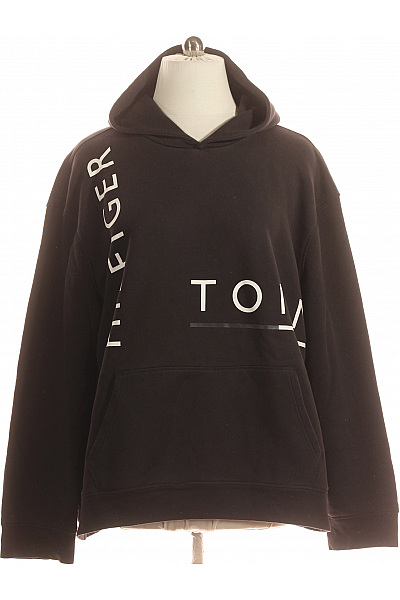 TOMMY HILFIGER Pánská Mikina Bez Zapínání Černá