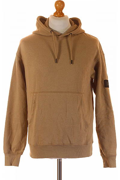 JACK & JONES Pánská Mikina Bez Zapínání Hnědá Vel. S