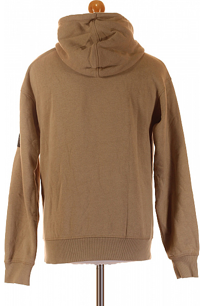 JACK & JONES Pánská Mikina Bez Zapínání Hnědá Vel. S