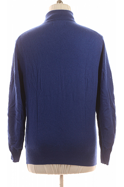 Dámský Svetr Kašmírový Modrý Second hand Vel. XXL