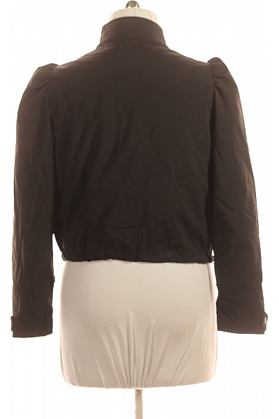 ZARA Dámská Přechodné Bundy Černá Vel. L