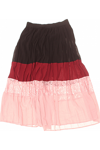 Plisováná  Sukně Barevná Y.A.S Second hand Vel. M