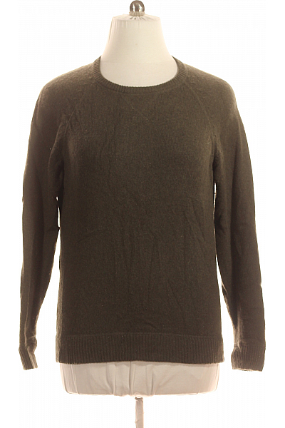 Pánský Pulovr Kašmírový Zelený Vel. XL