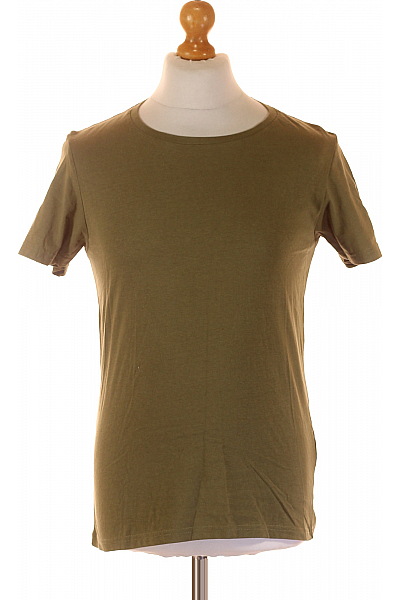 Jednoduché Pánské Tričko Zelené