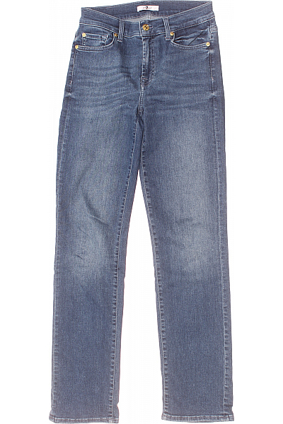 Boyfriend Dámské Džíny Modré 7 For All Mankind Vel. 27