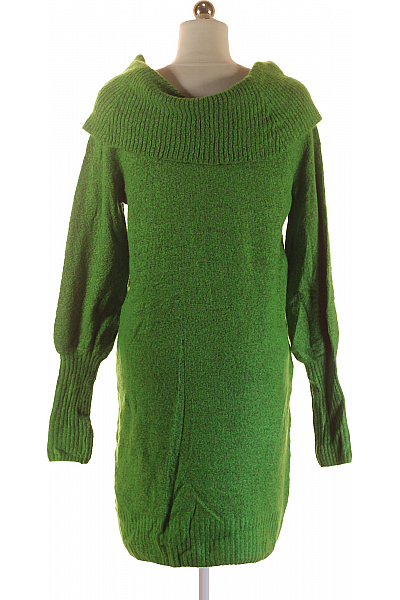 Takko  Šaty Pletené Zelené Vel. XS