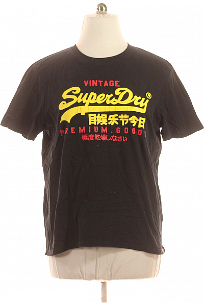 SUPERDRY Pánské Tričko Černé