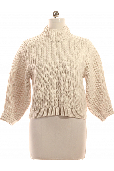 Dámský Pulovr Lněný Bílý Marc O´Polo Vel. XL