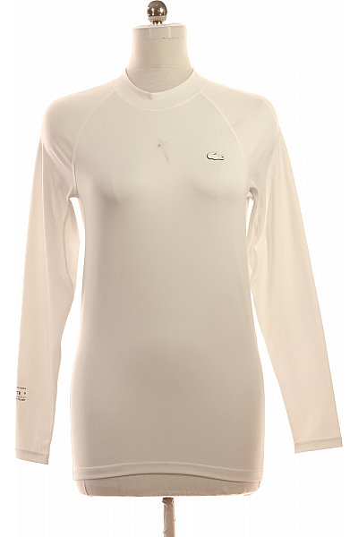 Dámské Tričko Bílé LACOSTE Second Hand Vel. M