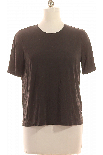 Dámské Tričko Černé Second Hand Vel. M