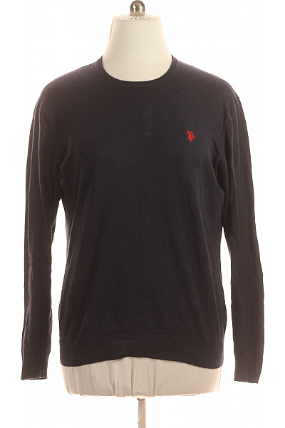 U.S.POLO ASSN. Pánský Pulovr Modrý Vel. XXL