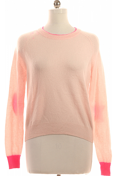 Brodie Cashmere Dámský Pulovr Kašmírový Růžový Vel. M