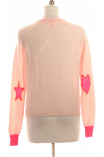 Brodie Cashmere Dámský Pulovr Kašmírový Růžový Vel. M