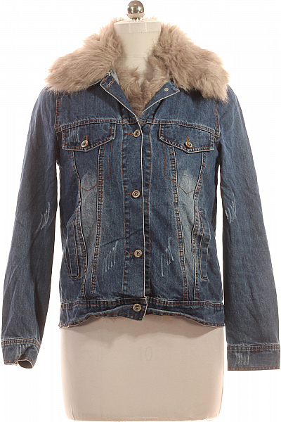 Dámská Přechodné Bundy Modrá Vel. M