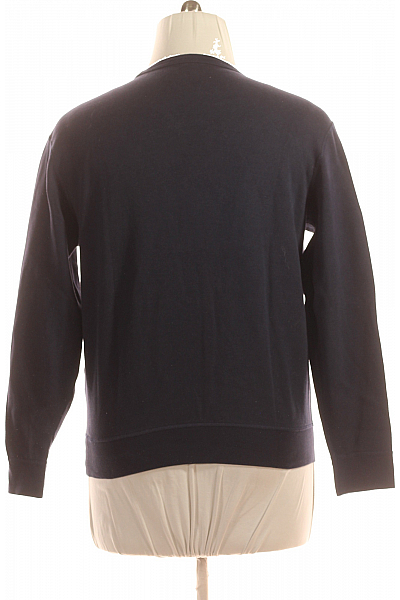 Pánská Mikina Bez Zapínání Modrá Ralph Lauren Vel. M