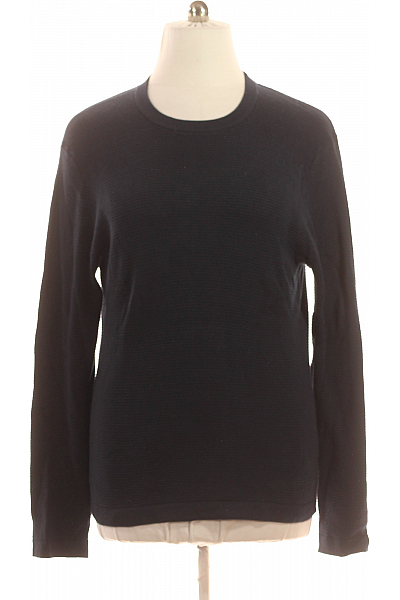 SELECTED Pánský Pulovr Modrý Second Hand Vel. XL