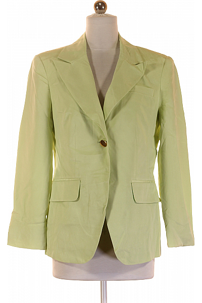 Dámské Blejzr Hedvábný Zelený Vel. 36