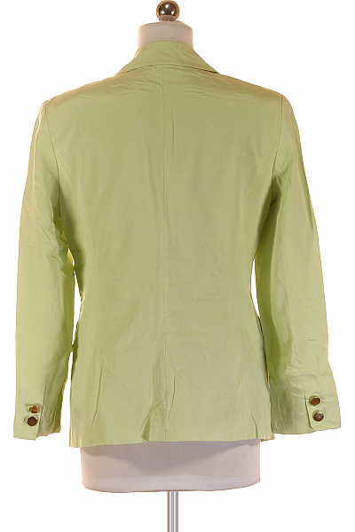 Dámské Blejzr Hedvábný Zelený Vel. 36
