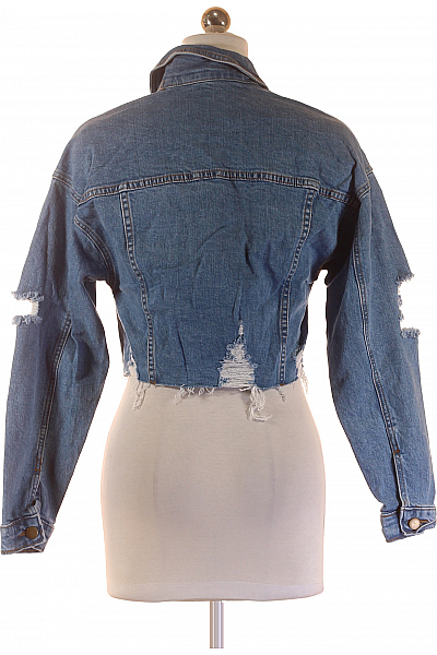 Dámská Bunda Modrá Vel. XS