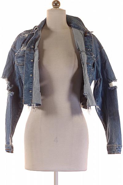 Dámská Bunda Modrá Vel. XS